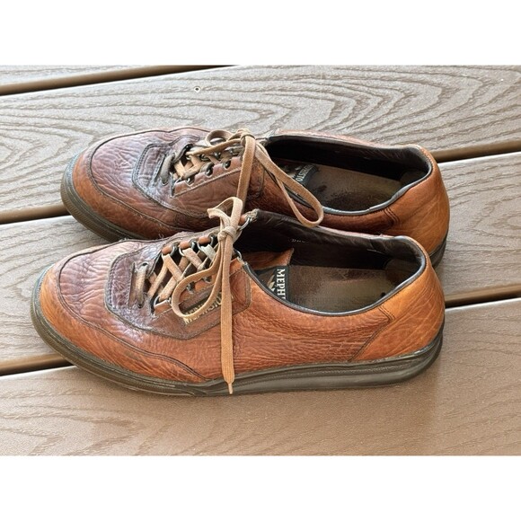 Mephisto Match Leather Walking Shoe Brown Men’s Size 12 US - Picture 1 of 8